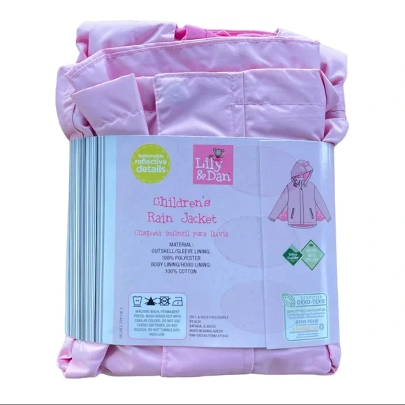 NWT Lily & Dan Childrens Raincoat with wings - Picture 9 of 11